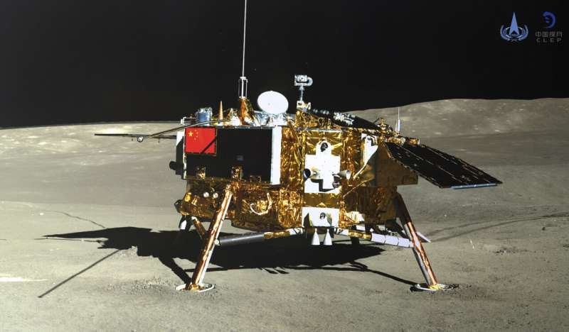 A Chinese spacecraft lands on the moon's far side to collect rocks in growing space rivalry with US