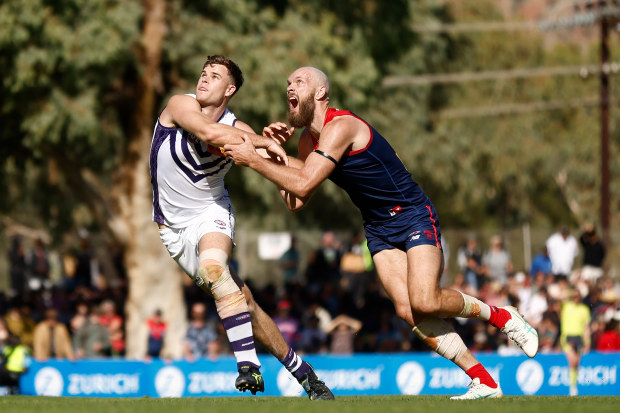 Sean Darcy was strong against Gawn.