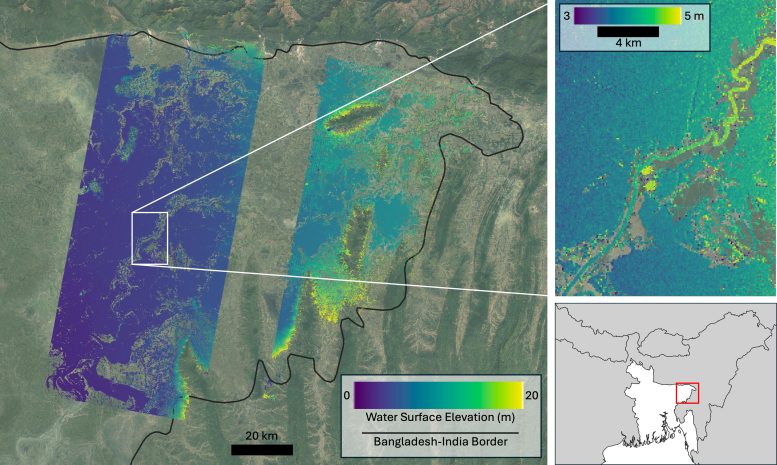 Flooding From Monsoon Rains in Northeast Bangladesh