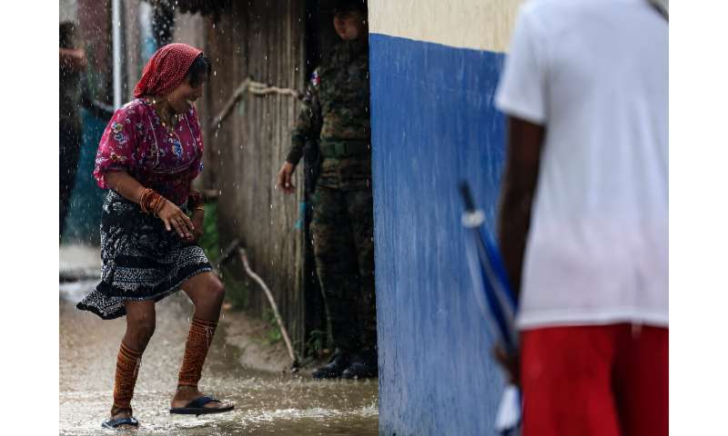 Homes built on Carti Sugtupu island flood on a regular basis, and the government expects that by 2050, the island will be completely under water