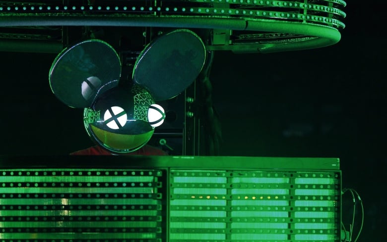 Joel Thomas Zimmerman, better known by his stage name deadmau5 performs at the Bonnaroo Music and Arts Festival on Saturday, June 13, 2015 in Manchester, Tenn. 