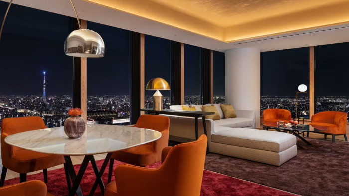 A suite at the Bulgari Hotel Tokyo