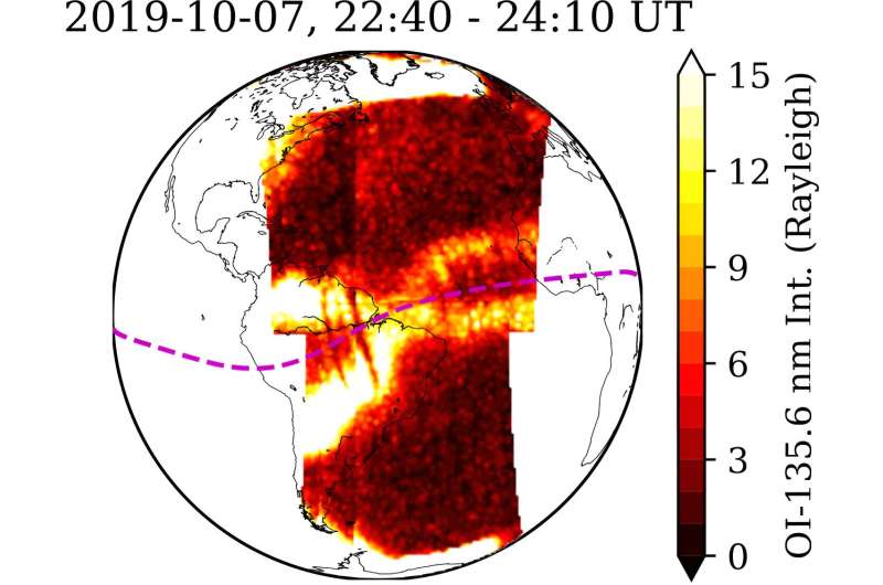 Alphabet soup: NASA's GOLD finds surprising C, X shapes in atmosphere