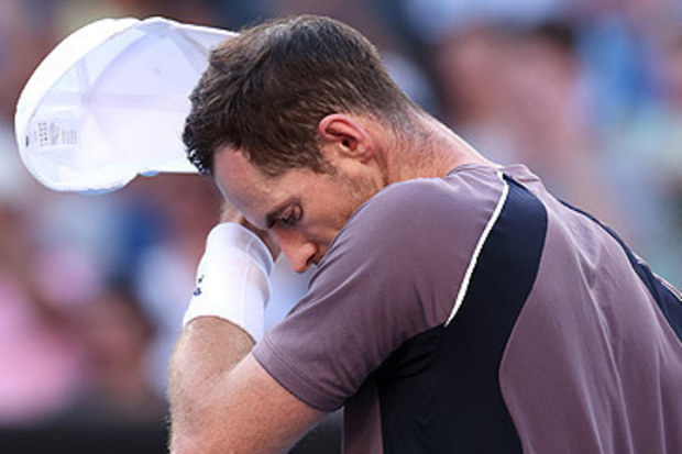 Andy Murray at 2024 Australian Open (Getty)