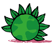 Green party UK logo illustration