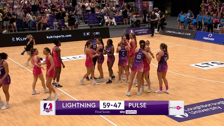 Lightning v Pulse Netball