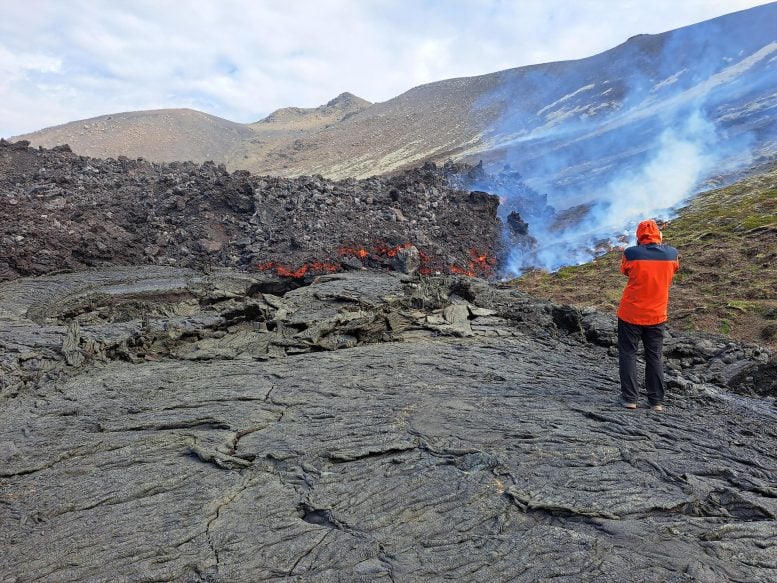 2023 Fagradalsfjall Eruption Volcanic Fissure