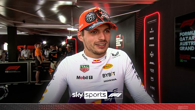 Max Verstappen looks ahead to his front-row battle with Lando Norris saying it&#39;ll be a long race with many factors.