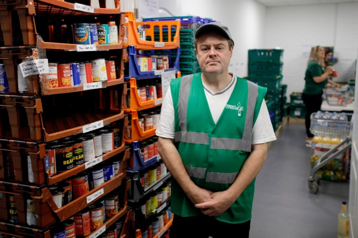 Richard Fleming, who runs Nuneaton food bank