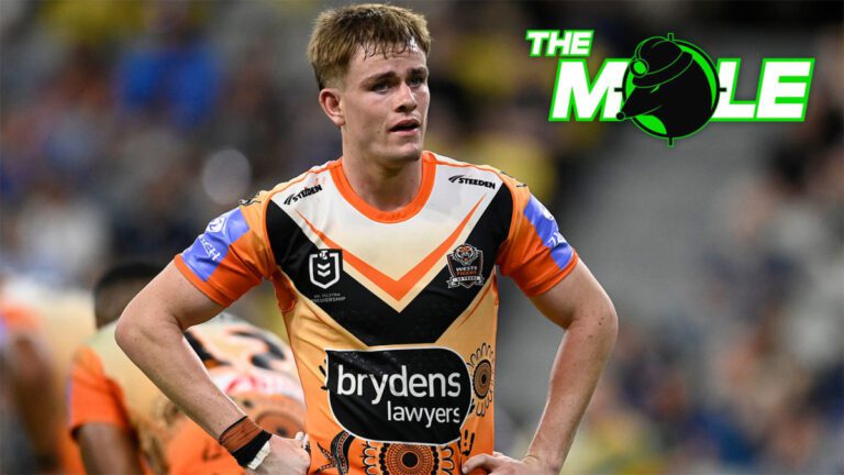 Wests Tigers gun Lachlan Galvin broken hand, manager intervenes; high profile ‘gambler’ in hot water