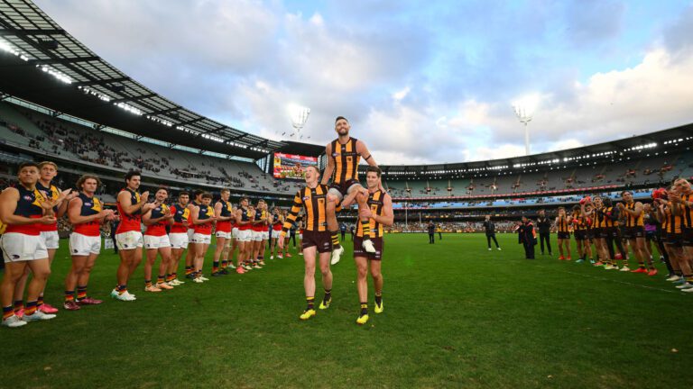 Hawthorn vs Adelaide, Jack Gunston 250 games