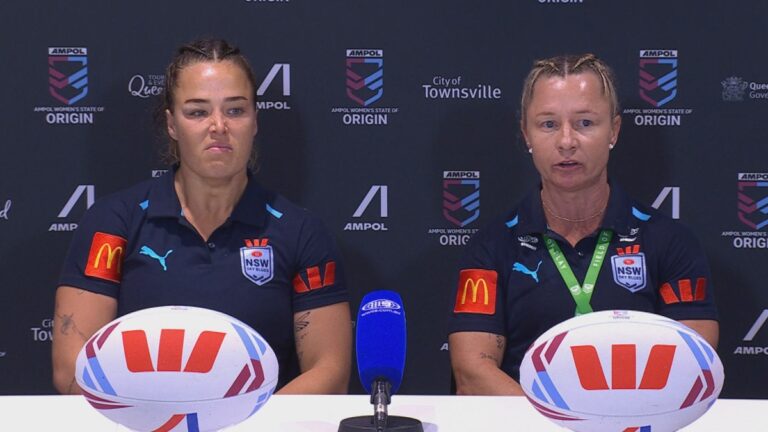 NSW Sky Blues captain Isabelle Kelly reacts to ‘horrible’ loss; Press conference, Kylie Hilder comments