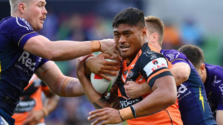 St George Illawarra Dragons join the race to sign Stefano Utoikamanu as Wests Tigers grant permission to negotiate with rival clubs