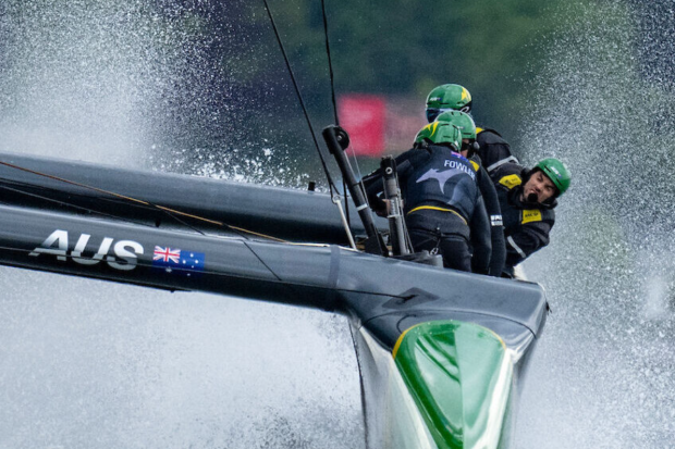 Team Australia competing at the ROCKWOOL Canada Sail Grand Prix.