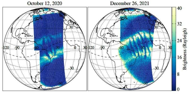 Alphabet soup: NASA's GOLD finds surprising C, X shapes in atmosphere