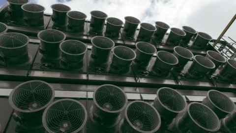 A carbon capture facility in Iceland