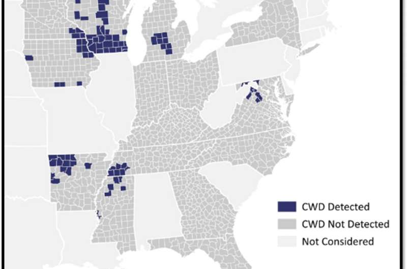 Predicting chronic wasting disease in counties could prevent spread