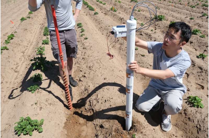 Printed sensors in soil could help farmers improve crop yields and save money