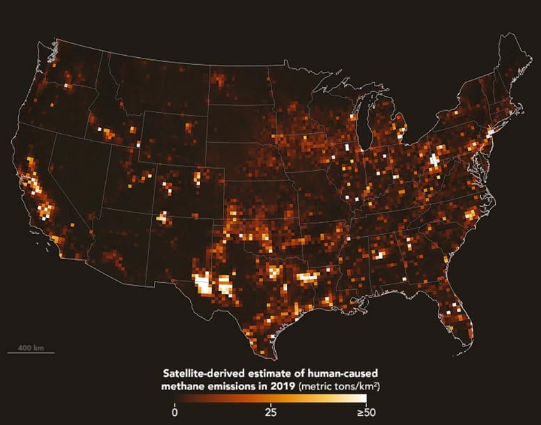 Human-Caused Methane Emissions 2019 Annotated