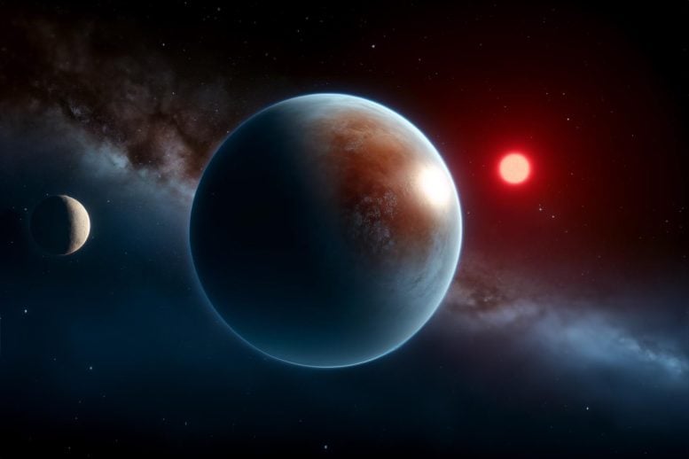 Exoplanet Cool Star Art Concept Illustration