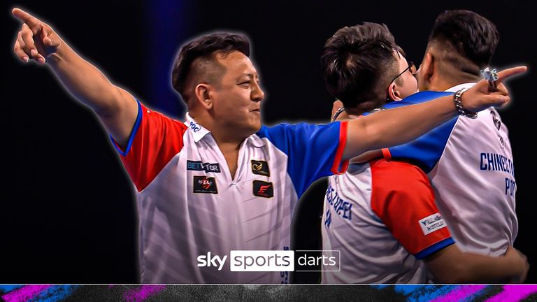 Chinese Taipei beat Republic of Ireland at World Cup of Darts