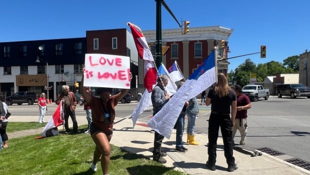 A year after Pride flags pulled down in Ontario’s Oxford County, 9 are raised in ‘history-making’ events