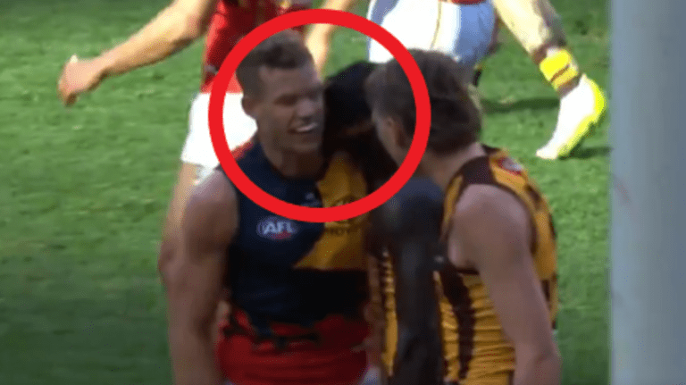 Hawthorn defeats Adelaide, MCG winless streak, Changkuoth Jiath headbutt on Mitch Hinge