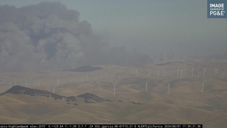 California firefighters battle wind-driven wildfire east of San Francisco