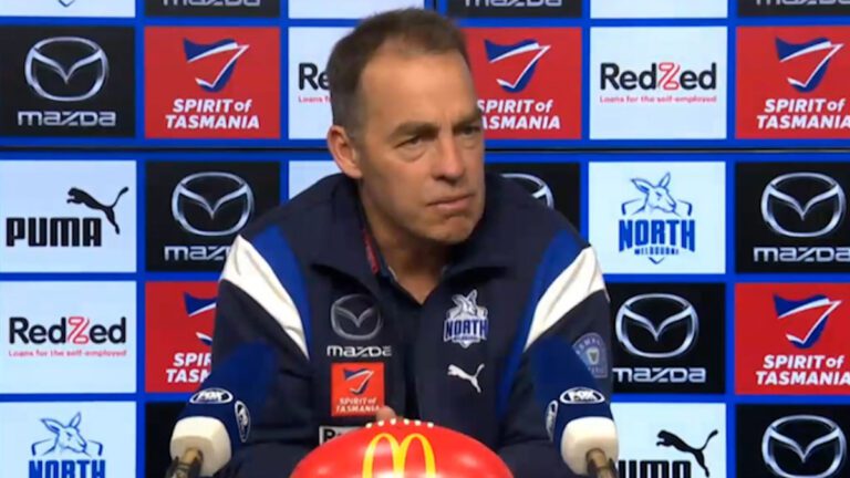 North Melbourne Kangaroos, Alastair Clarkson appeals to umpires, Cody Weightman off-the-ball free kicks