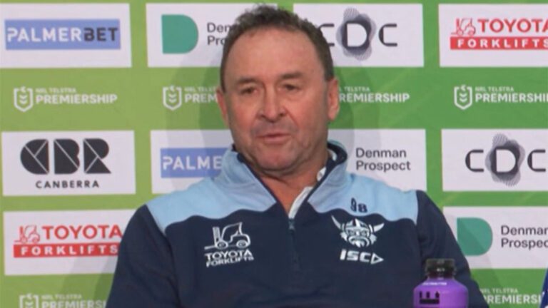 Ricky Stuart accuses referees of ‘guessing’ set-restart, Melbourne Storm v Canberra Raiders, comments, reaction