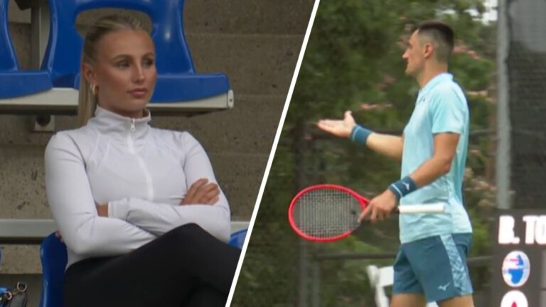 Bernard Tomic bizarre argument with girlfriend Keely Hannah, ATP Challengers event, Little Rock Open