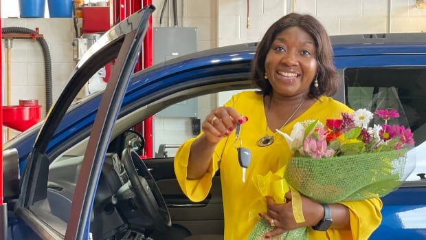 After months of work, these Windsor, Ont., auto shop students gave a car to a family in need