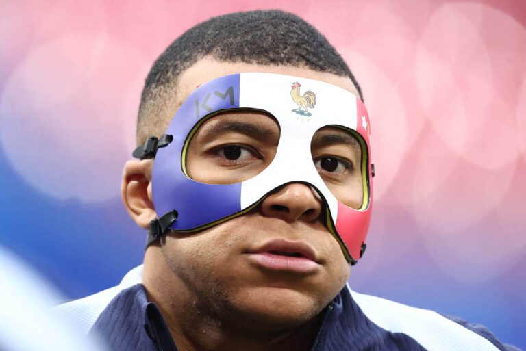 Why is Kylian Mbappe wearing a mask at Euro 2024 and what are the rules?