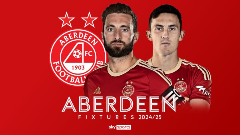 Aberdeen: Scottish Premiership 2024/25 fixtures and schedule | Football News