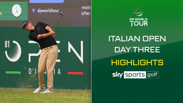 FOUR players tied for lead going into final day! | Italian Open highlights