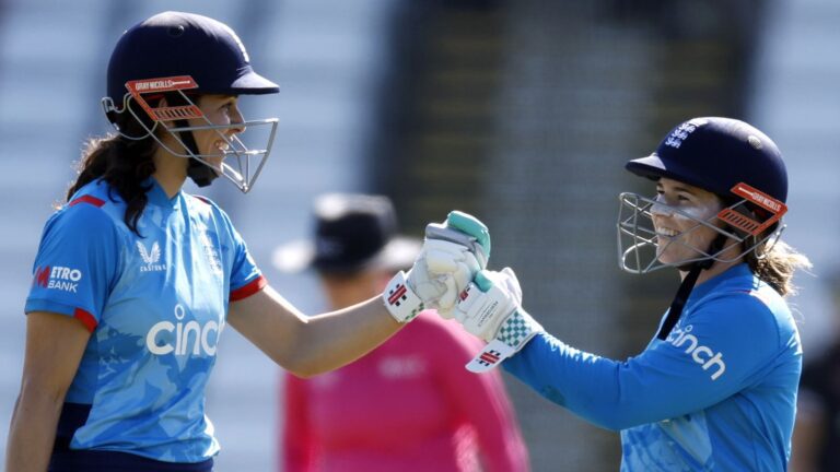 England vs New Zealand: Tammy Beaumont and Maia Bouchier lead hosts to nine-wicket win in opening ODI | Cricket News