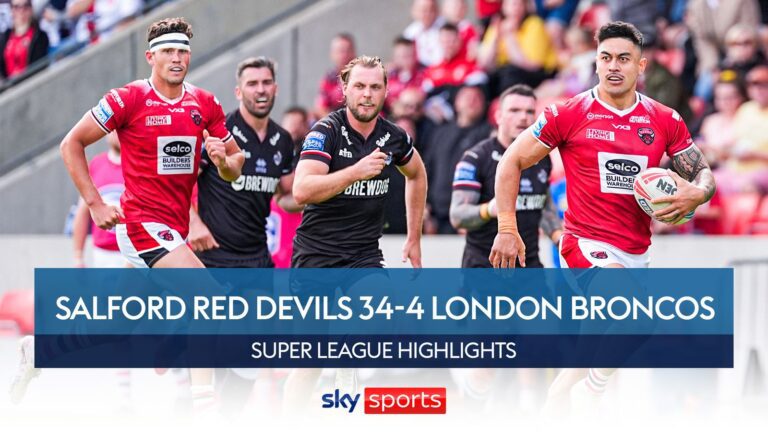 Salford Red Devils 34-4 London Broncos