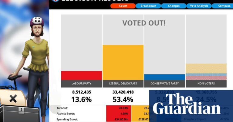 I simulated each UK party’s first years in government in a video game, and the results were awful | Games