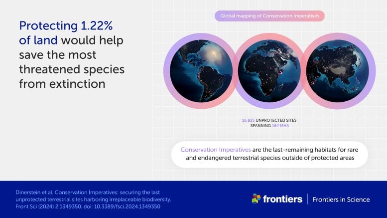 Protecting 1.22% of Land Would Help Save the Most Threatened Species From Extinction