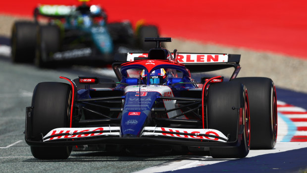 Daniel Ricciardo in action during the Austrian Grand Prix.