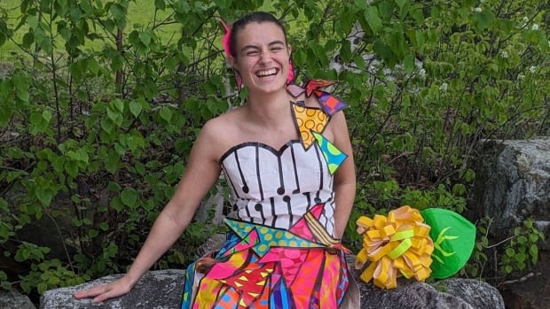 Dryden teen’s duct tape prom dress makes finals in international contest