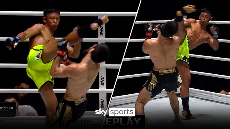 Black Panther flattens Saldoev with INCREDIBLE head kick KO