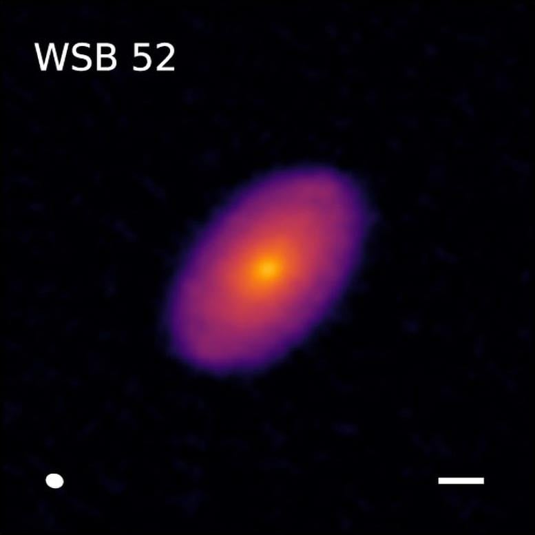 Protoplanetary Disk WSB 52