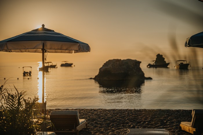 A view from the sunloungers at Villa Sant’Andrea