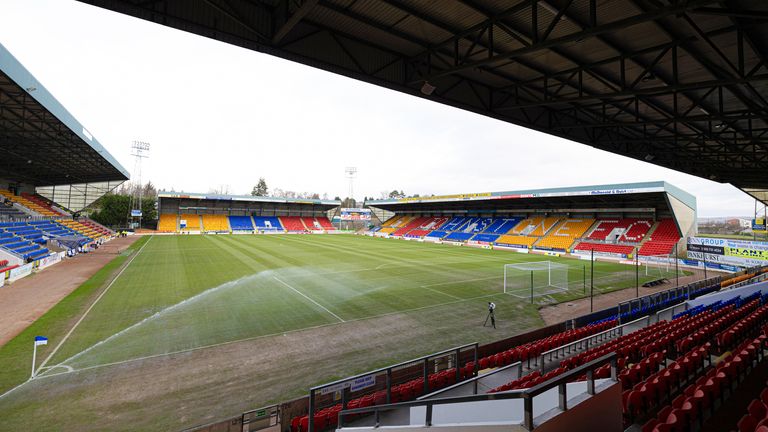 PERTH, SCOTLAND - JANUARY 27: A general stadium view during a cinch Premiership match between St Johnstone and Motherwell at McDiarmid Park, on January 27, 2024, in Perth, Scotland. (Photo by Ross Parker / SNS Group)