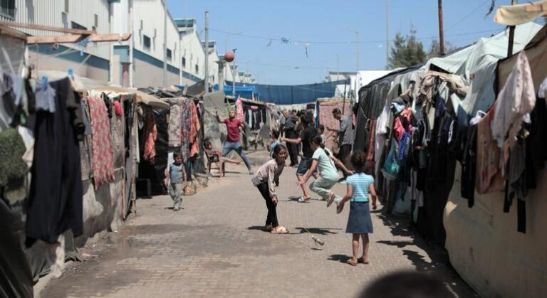 Gaza: Multiple strikes kill dozens near UN aid hub as thousands flee fighting