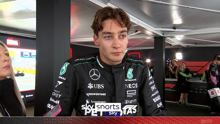 Mercedes driver George Russell says his shock Q1 exit &#39;was on me&#39;. 