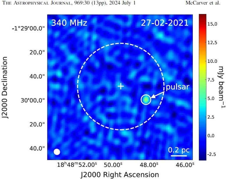 GLIMPSE-C01 Located in the Constellation Aquila