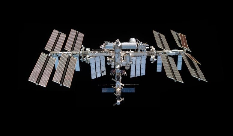 Space Station From SpaceX Crew Dragon Endeavour