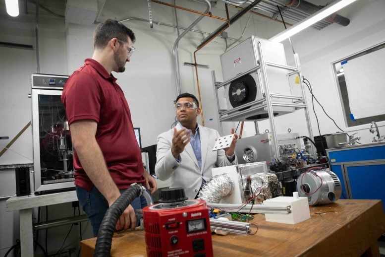 Nathan Ortiz and Professor Sameer Rao